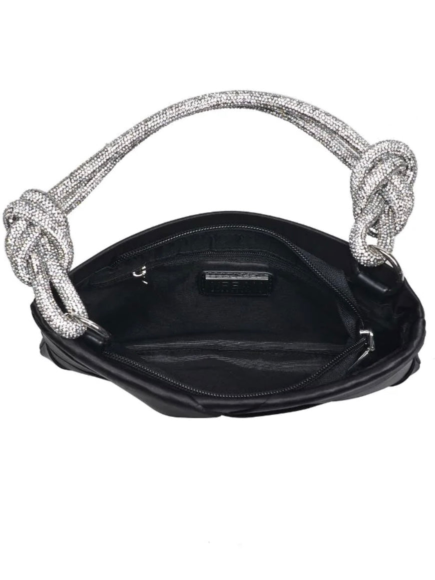 Delicate Rhinestone Handle Night Bag