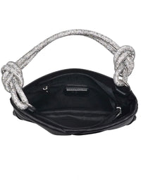 Delicate Rhinestone Handle Night Bag