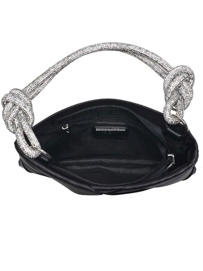 Delicate Rhinestone Handle Night Bag