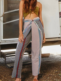 Multi Geo Front Twist pant