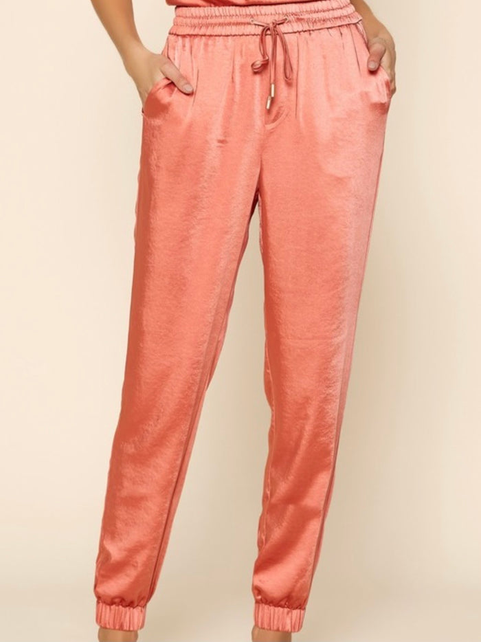 Satin Jogger Pants