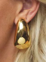 Exquisite Tapered Hoop Earring