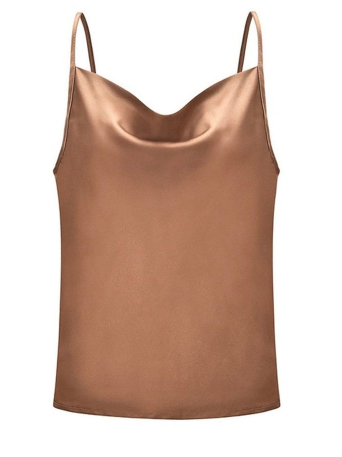 Strappy Satin Top
