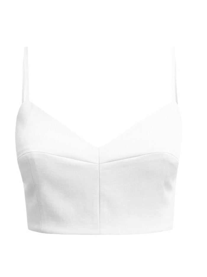 White Crop Top