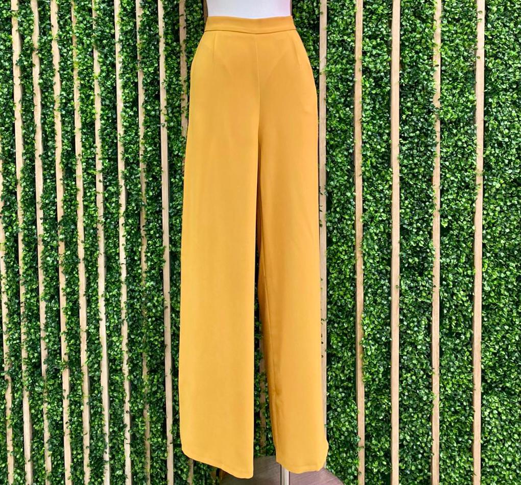 Exquisite Mustard Trousers