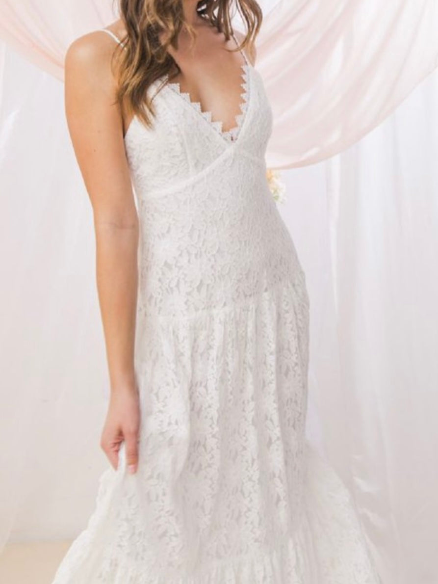 White Lace V Neck Maxi Dress Ah L La Lifestyle Boutique White Lace V Neck Maxi Dress Ah L La Lifestyle Boutique
