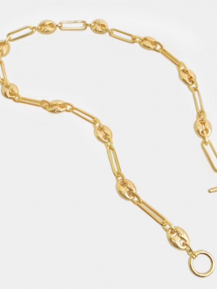 Puff Mariner Paperclip Chain Necklace