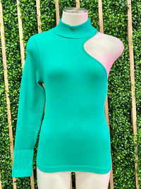 Long Sleeve Cutout Basic Top