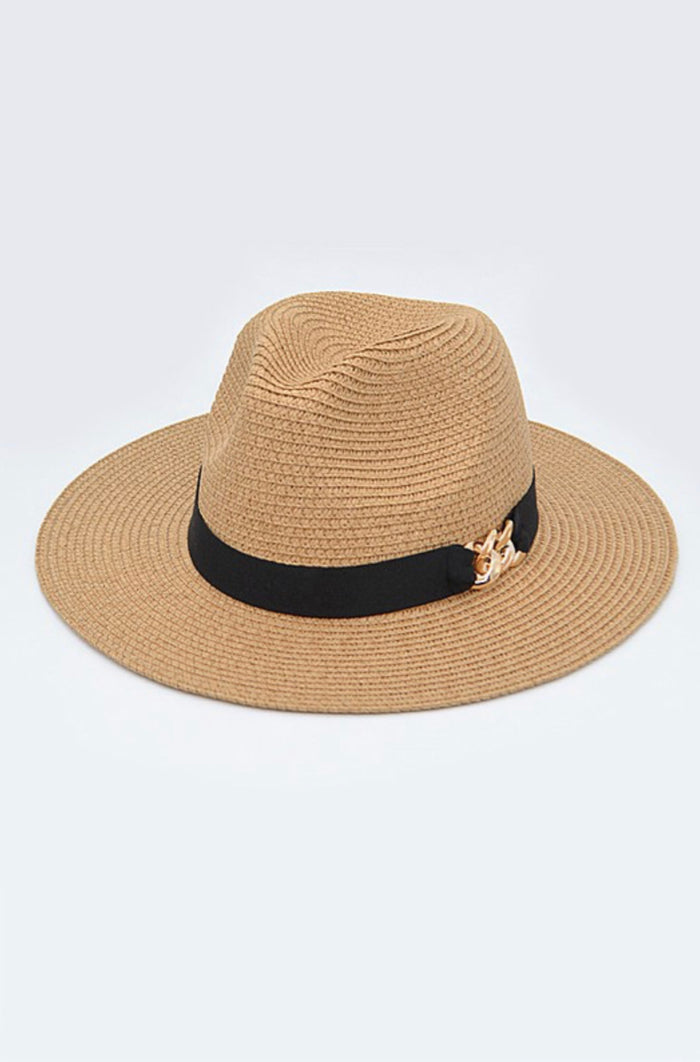 Straw Fedora Hat