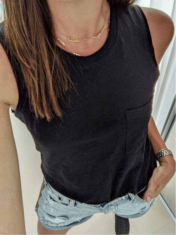 Pocket Detail Muscle Tee