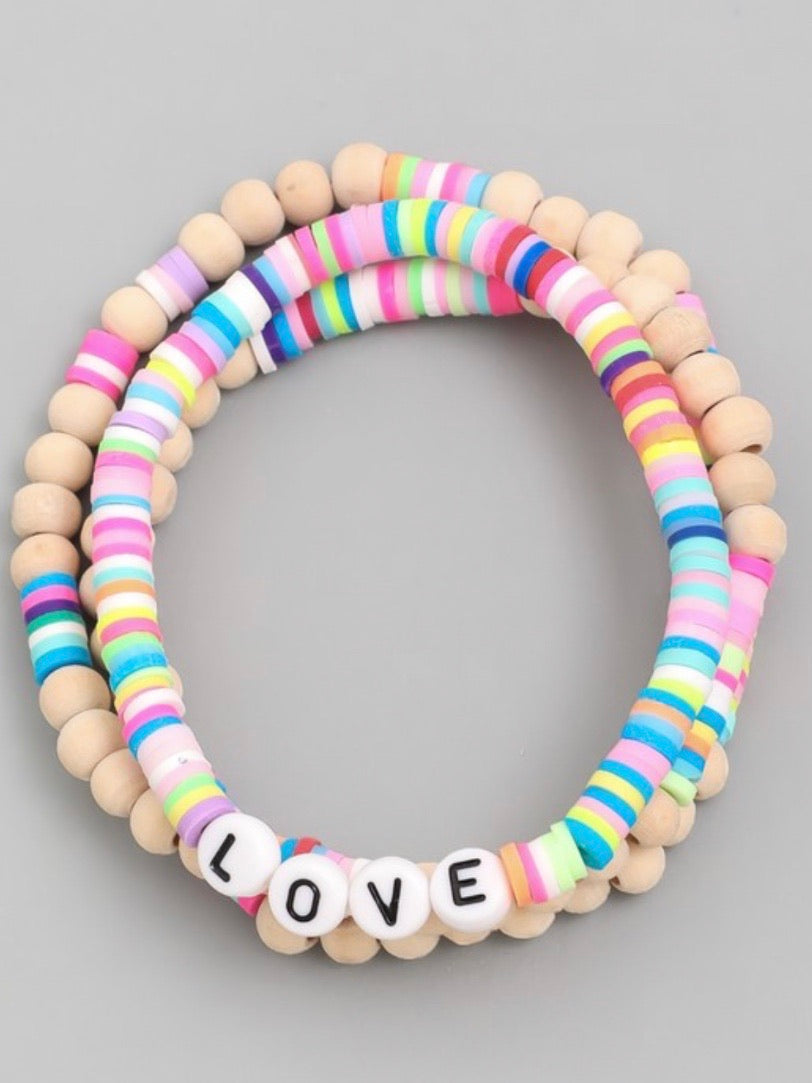 Colorful Wood Bracelets