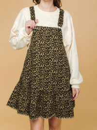 Leopard Skirt Overall