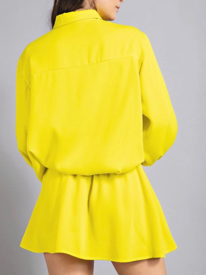 Delicate Bright Yellow Skirt