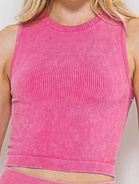 Mineral Wash High Neck Cami