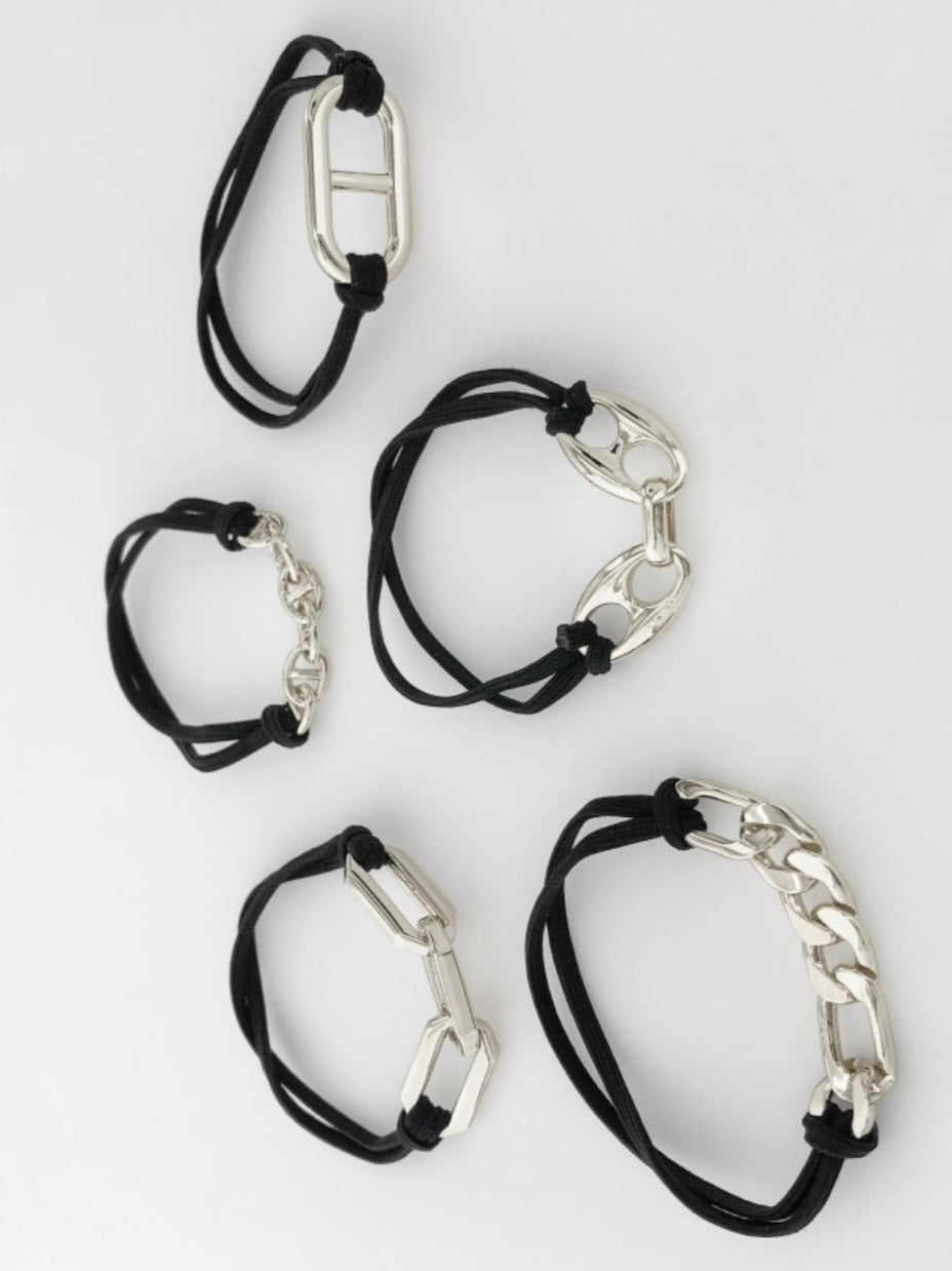 5 Piece Chain Hair Tie / Bracelets