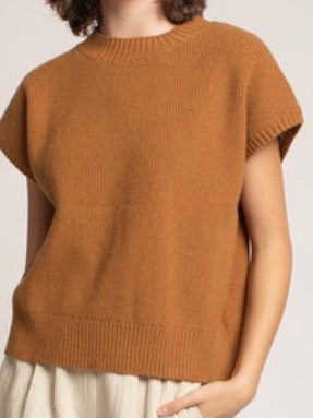 Knitted Hi Neck Top