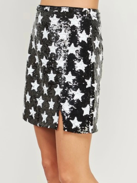 Sequin Star Skirt