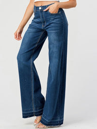 Indigo Wide Leg Denim Palazzo