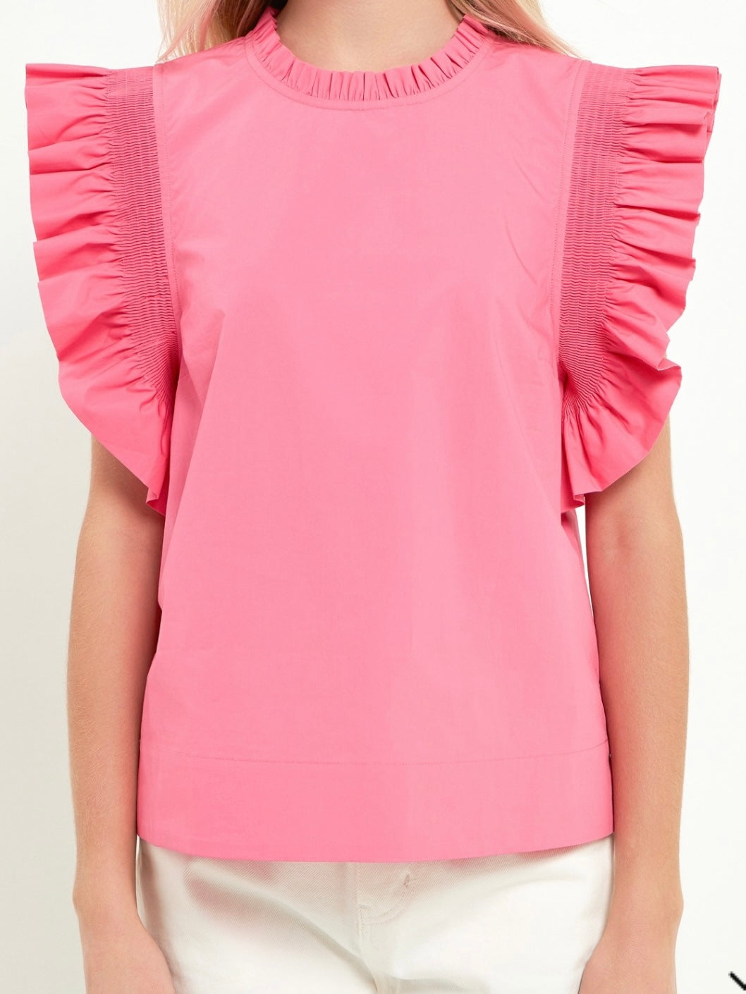 Flutter Sleeve Top
