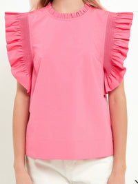 Flutter Sleeve Top