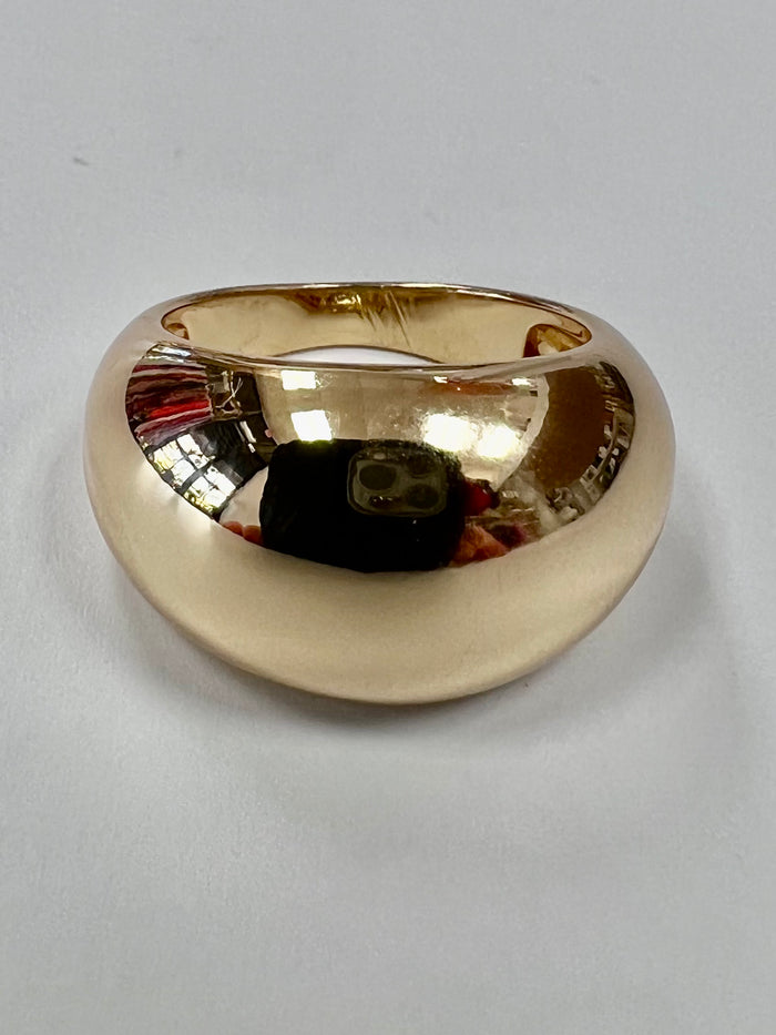 Dome Gold Ring
