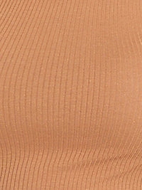 High Neck Ribbed Racerback