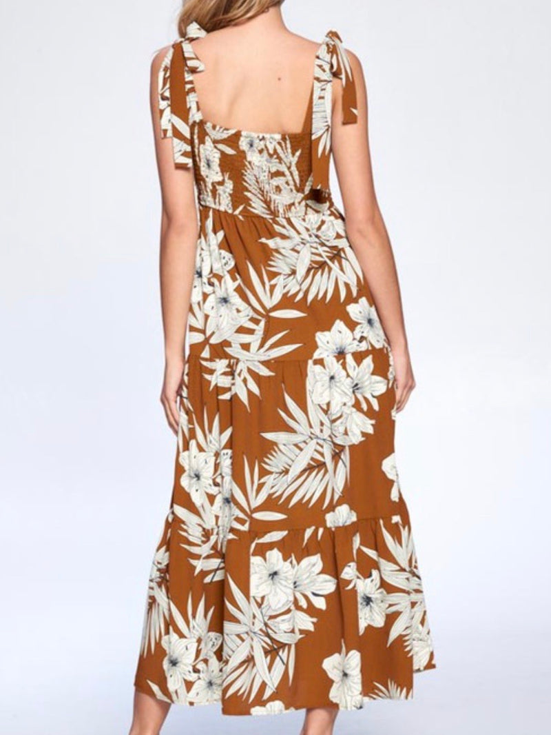 Byron Tropical Midi Dress