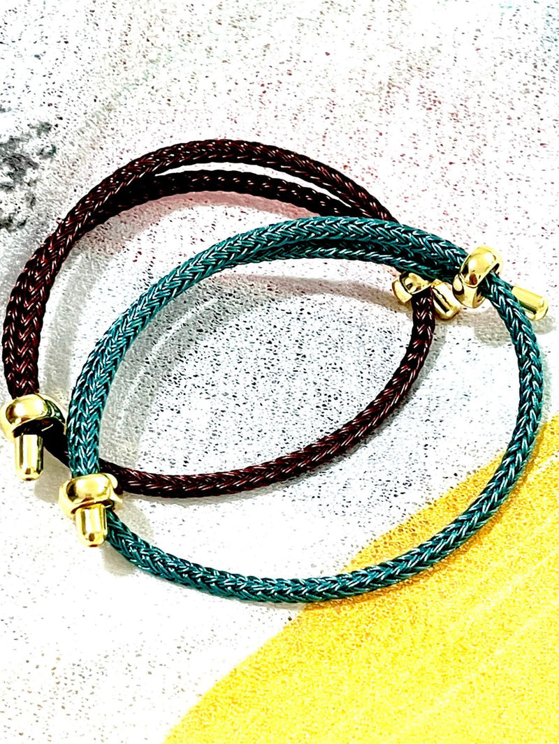 Braided Wire Bracelet