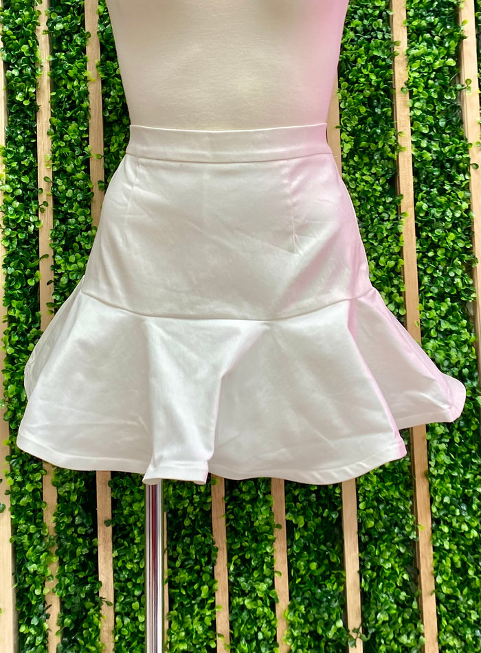 Short Ruffled Skort