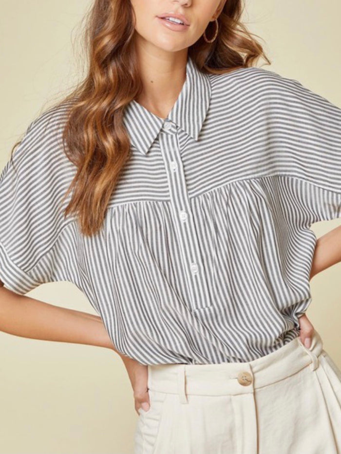 Stripe Button Down Shirt