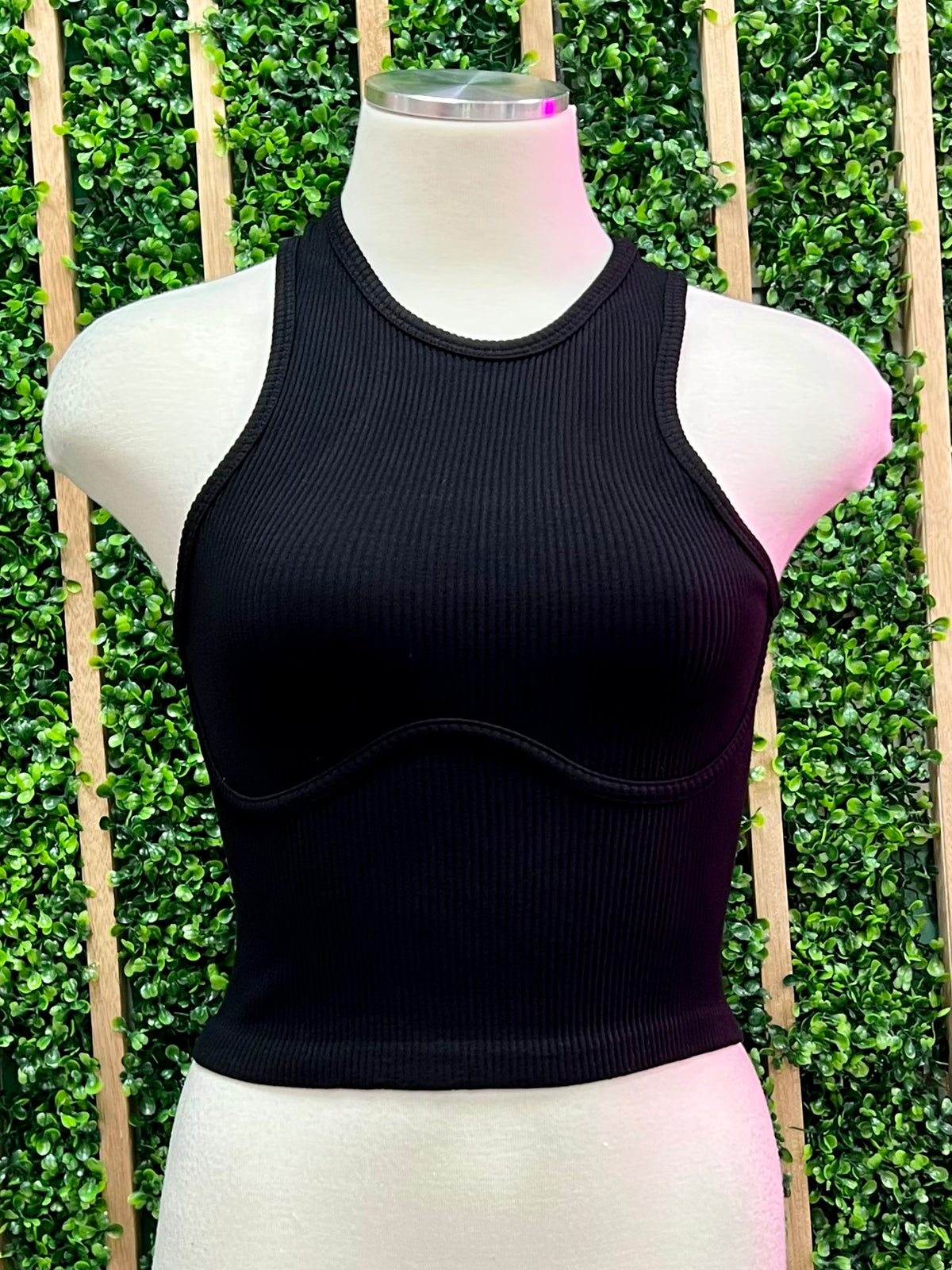 Bra Contour Ribbed Tank