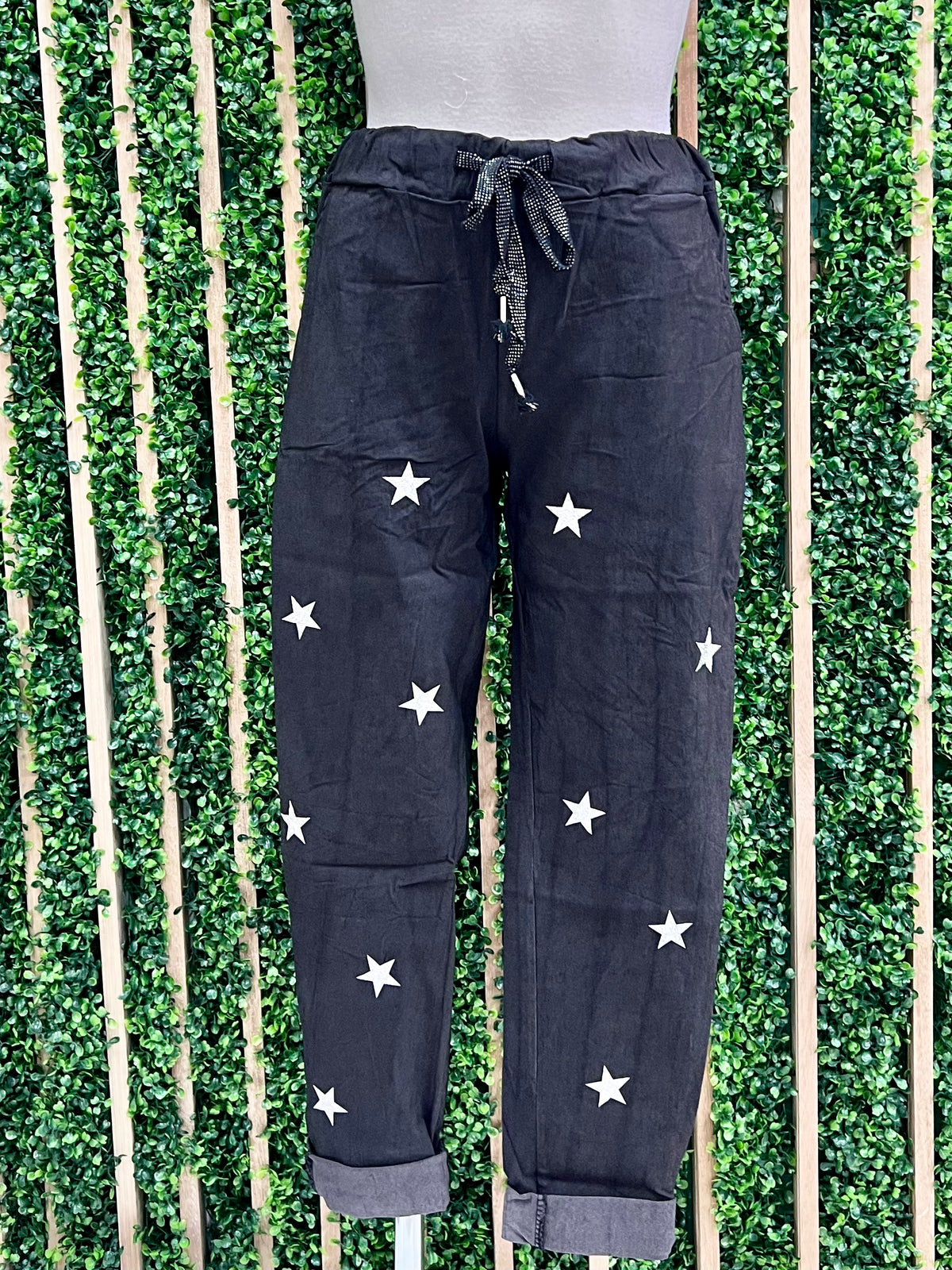 Black Star One Size Denim Jogger