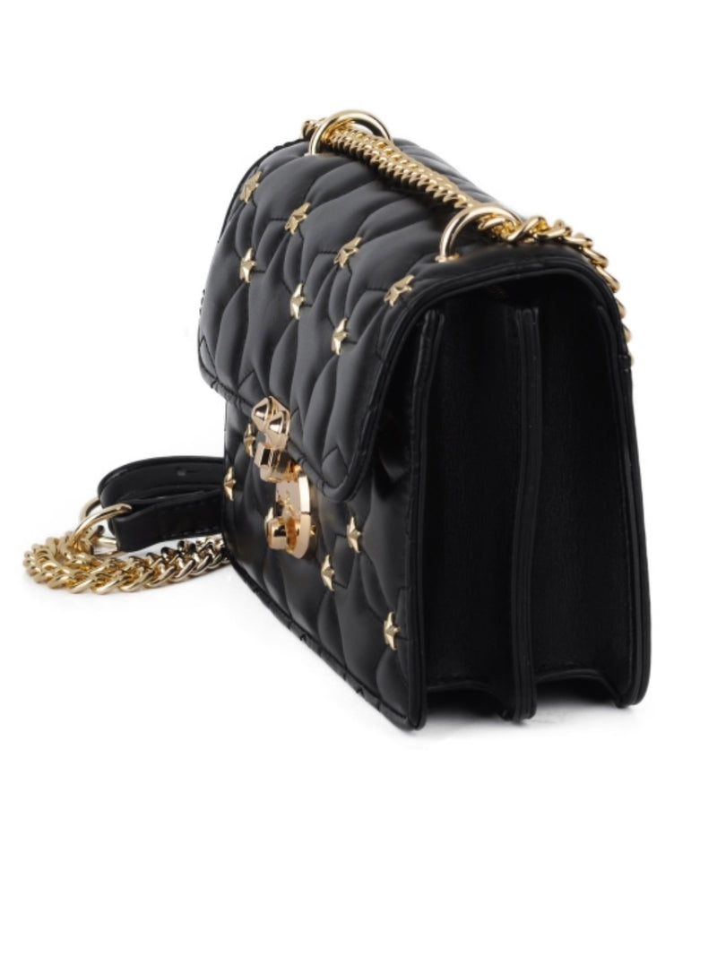 Star Stud Quilted Crossbody