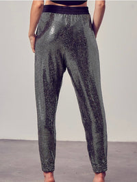 Sequin Jogger Pants