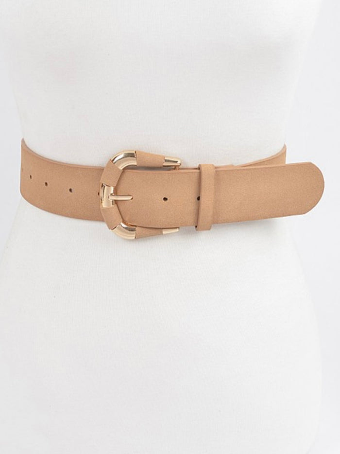 Suede Detail Belt