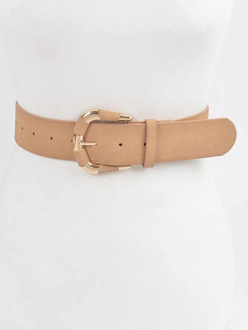 Suede Detail Belt