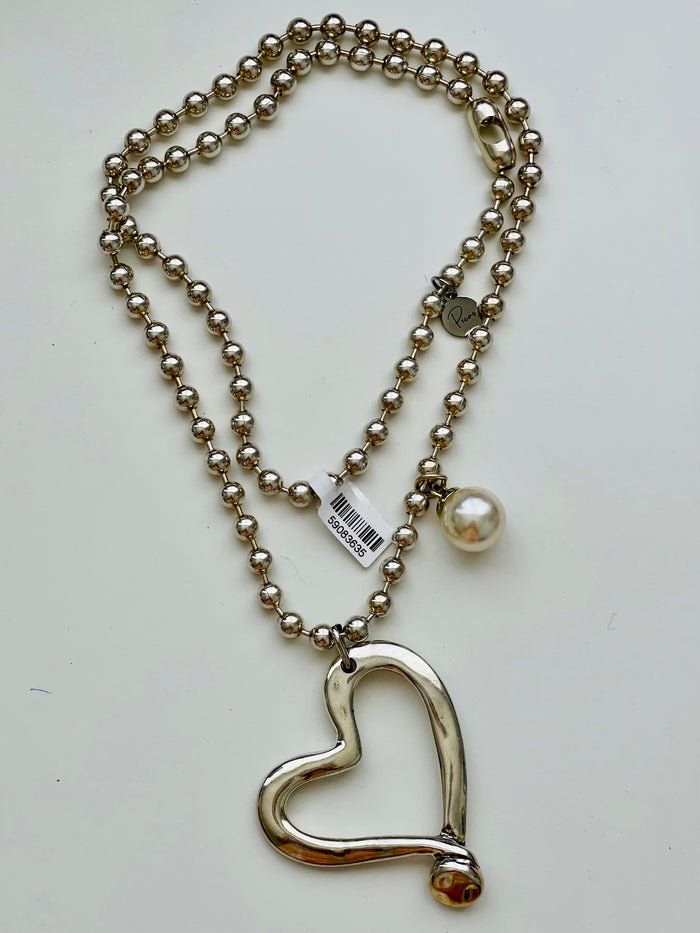 Pearl Heart Chain