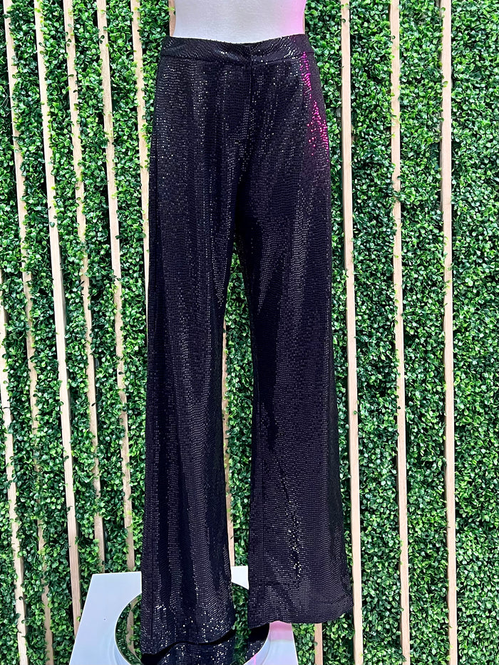 Black Sequin Pant