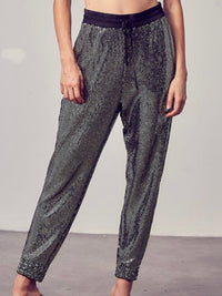 Sequin Jogger Pants