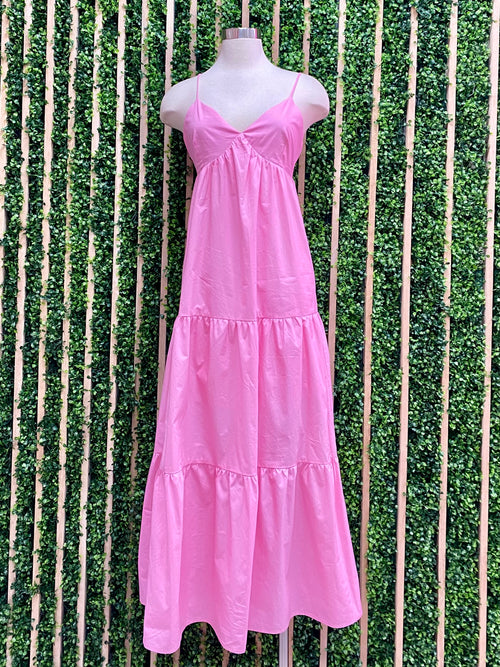 Gwyneth Pink Maxi Dress