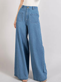 Denim Wide Leg Jeans