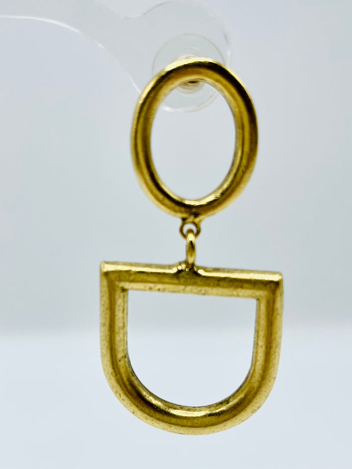 D Statement Earrings