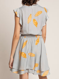 Petal Print short Dress