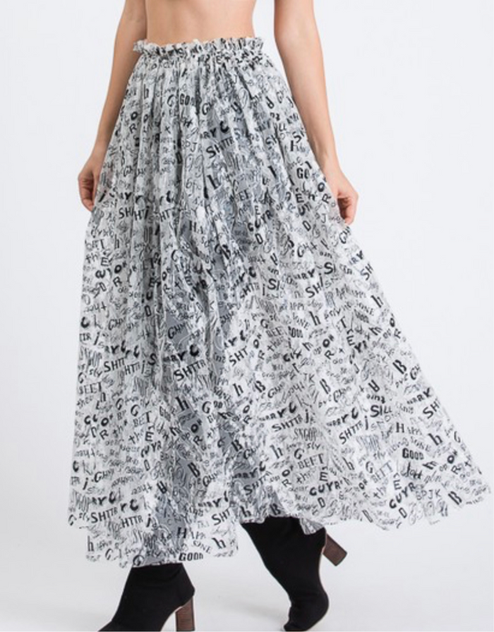 ABC Mesh Skirt