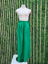 Green Wide Leg Pant