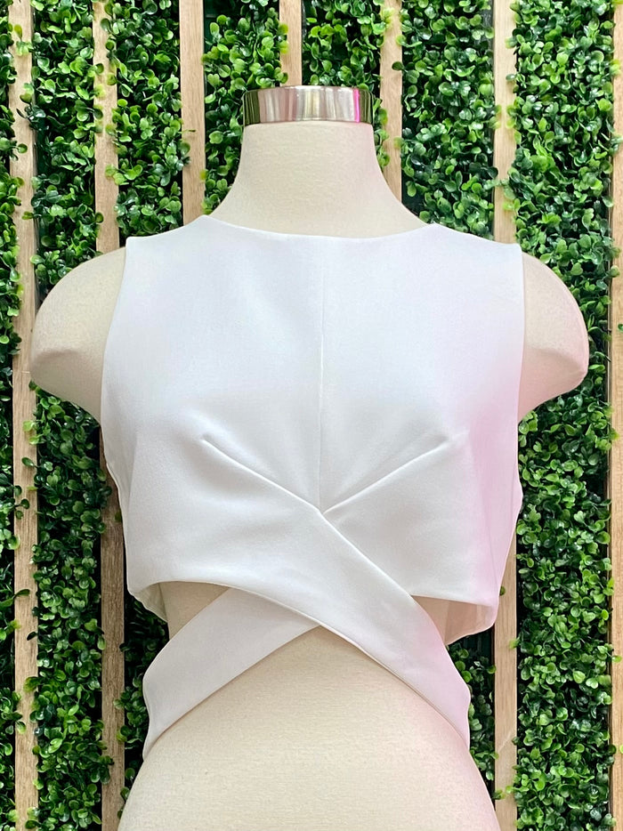 Delicate Criss Cross Detail Top