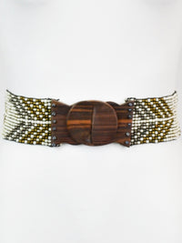 Tribal Arrow Bead Belt