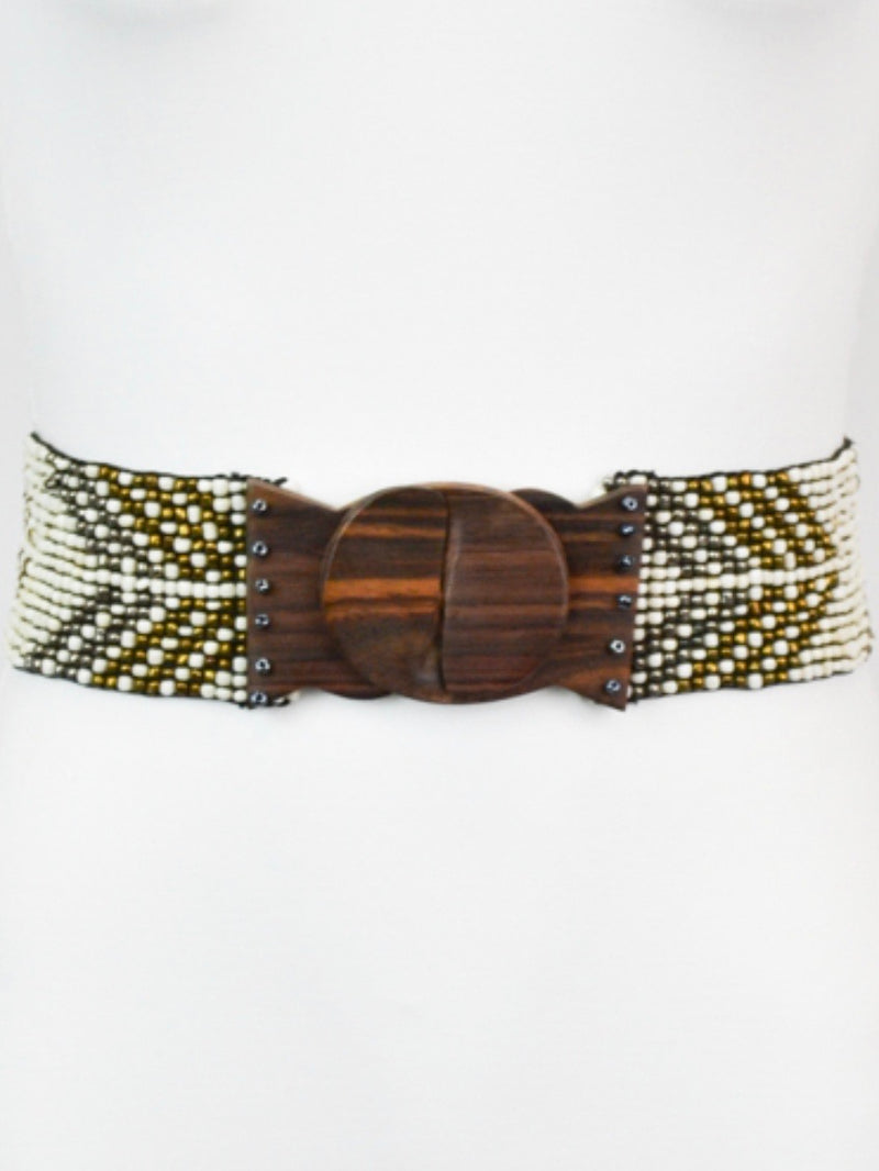 Tribal Arrow Bead Belt