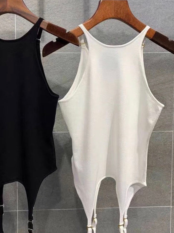 Cotton Corset Tank Set