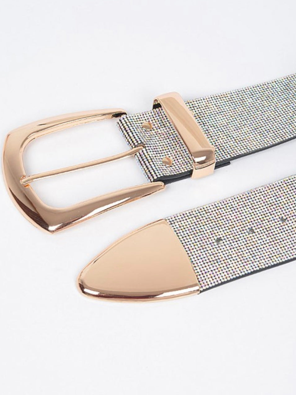 Buckled Rhinestone Belt